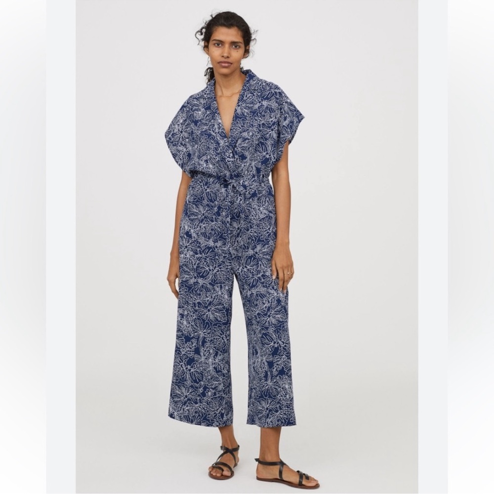 H&M floral jumpsuit